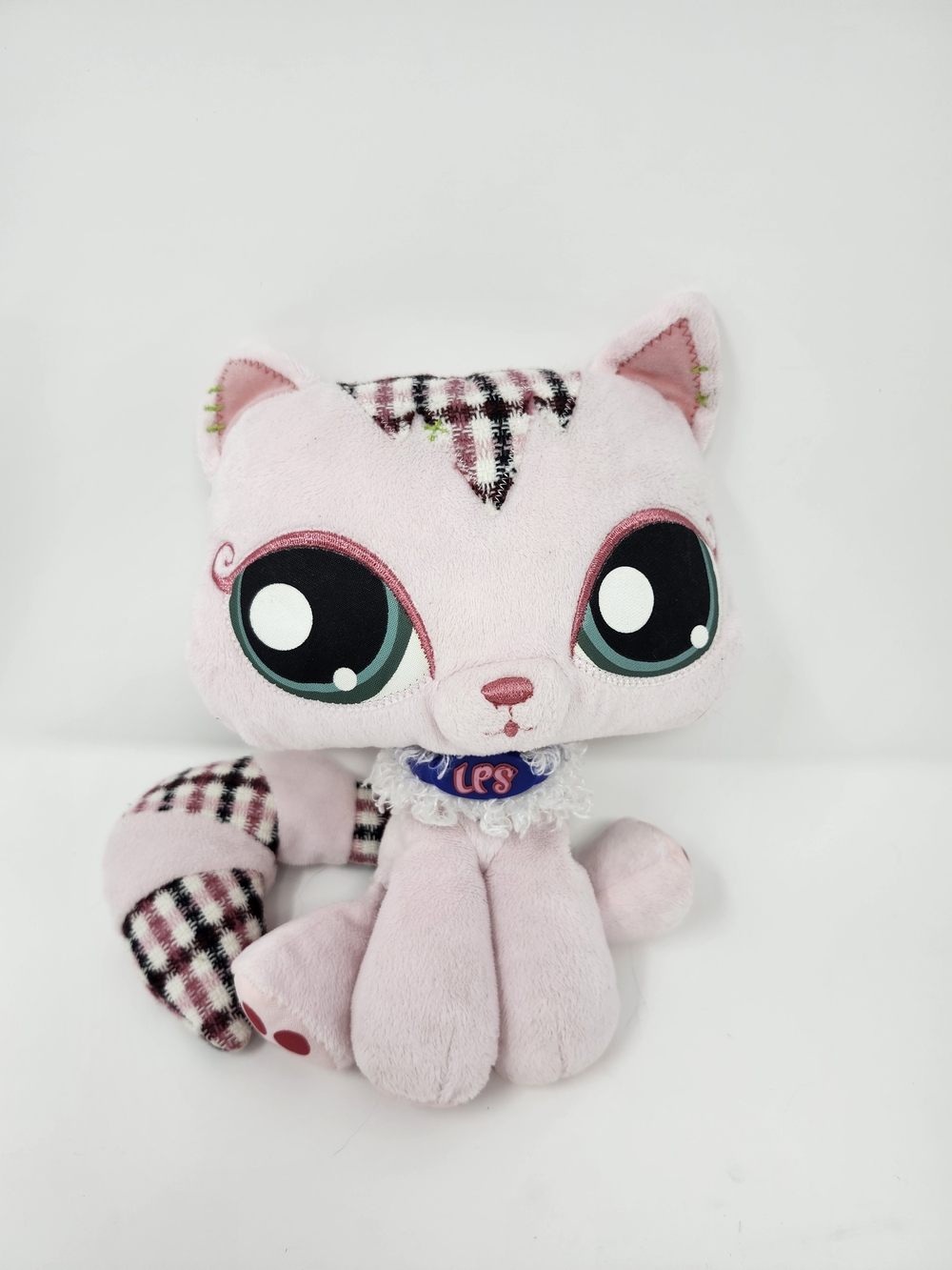 LPS Pink Plush Cat Toy - Littlest Pet Shop
